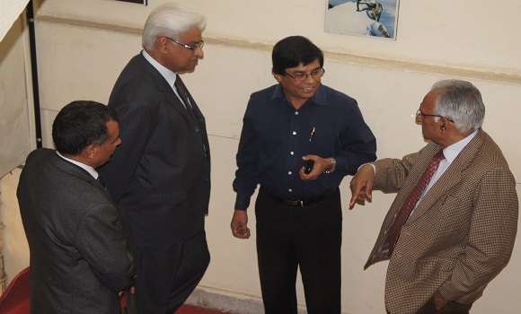 Vice chancellors visit to NIVEDI photos 04.01.14